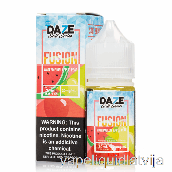 Ledus Arbūzs ābolu Bumbieris - 7 Dusmas Sāļi - 30ml 30mg Vape šķidrums